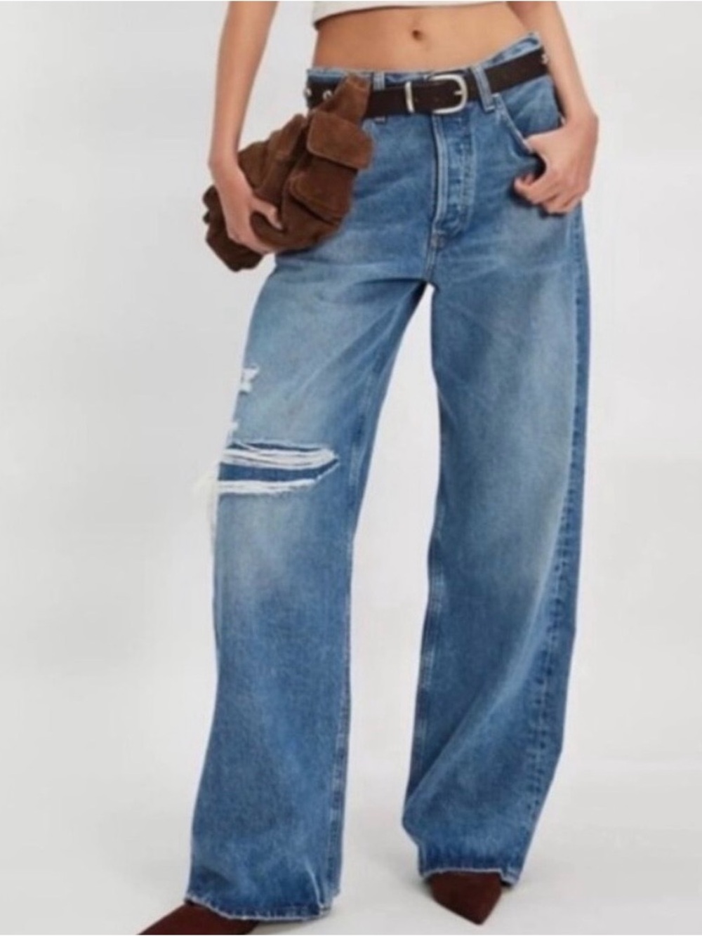 Citizens of Humanity Ayla Baggy Jeans in the wash Clavary, NWOT, Sz 27